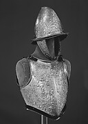 Elements of Embossed Armor (helmet, breastplate, and backplate)