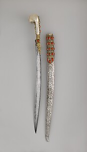SWORD (YATAGAN) WITH SCABBARD