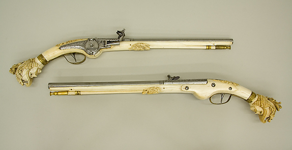 Pair of wheellock pistols