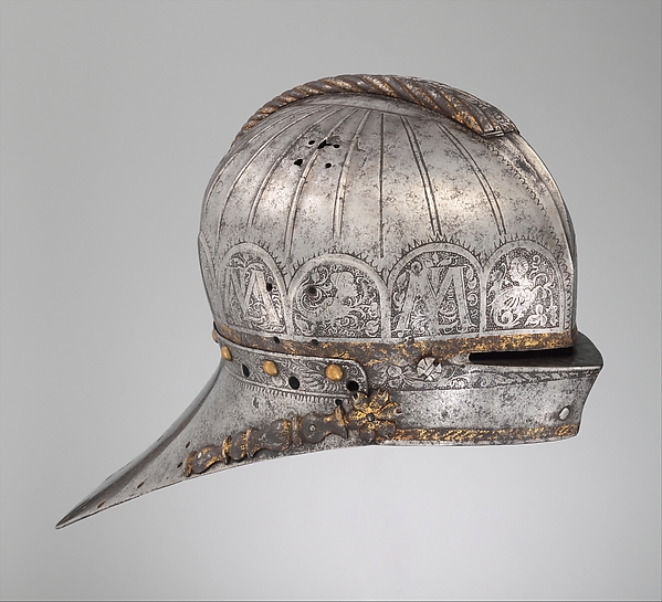 Tournament Sallet Made for Louis II, King of Hungary and Bohemia