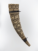 Horn (Oliphant) with Leather Case