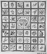 Chintz appliqued quilt