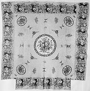 Chintz appliquéd quilt