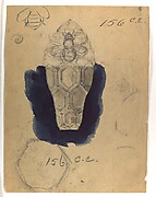 Design Drawing for Perfume Container Exhibited at 1893 Columbian Exposition in Chicago