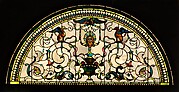 Stained Glass Lunette from the Cornelius Vanderbilt II House, New York