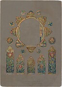 Photograph of stained glass window
