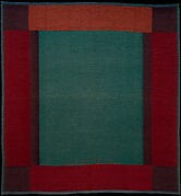 Quilt, Center Square and Bars pattern