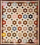 Quilt, Hexagon or Honeycomb pattern