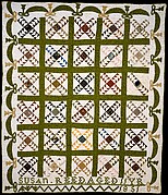Quilt, Wild Goose Chase pattern