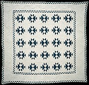 Quilt, Double X pattern