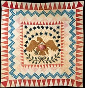 Quilt, Eagle pattern