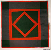 Quilt, Diamond in the Square pattern