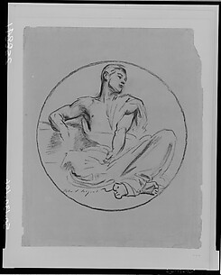 Seated Draped Figure