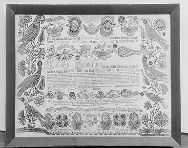 Birth and Baptismal Certificate