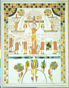 Drawing of the Crucifixion