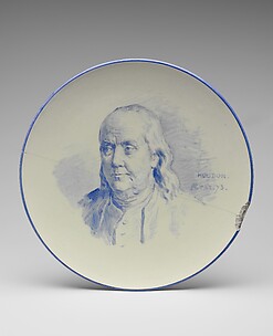 Plate of Benjamin Franklin