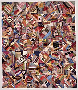 Quilt Top, Crazy pattern