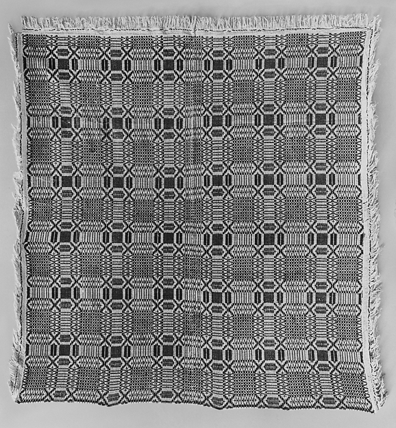 Coverlet, Saint Ann's Robe or Governor's Garden pattern