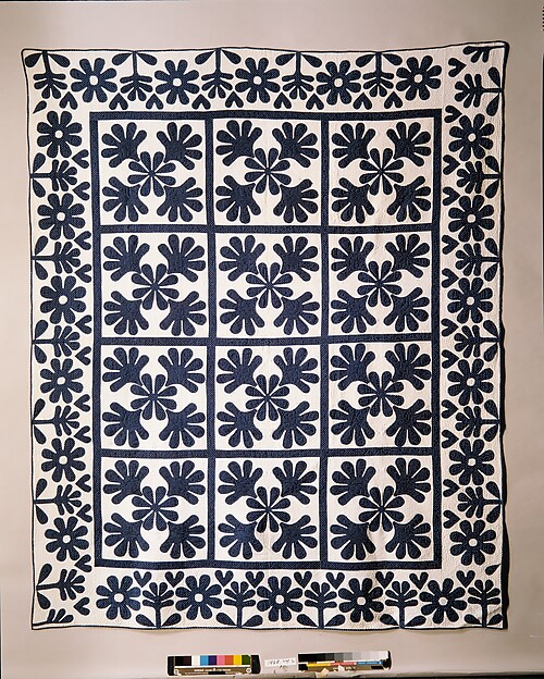 Quilt, Oak Leaf pattern