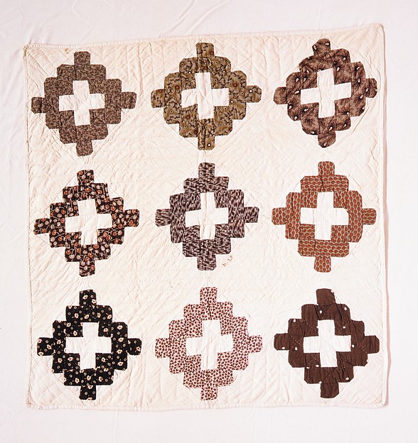 Doll Quilt, Chimney Sweep pattern