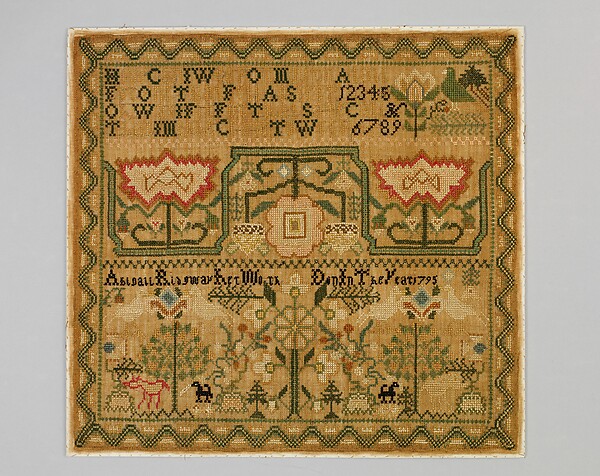 Embroidered Sampler