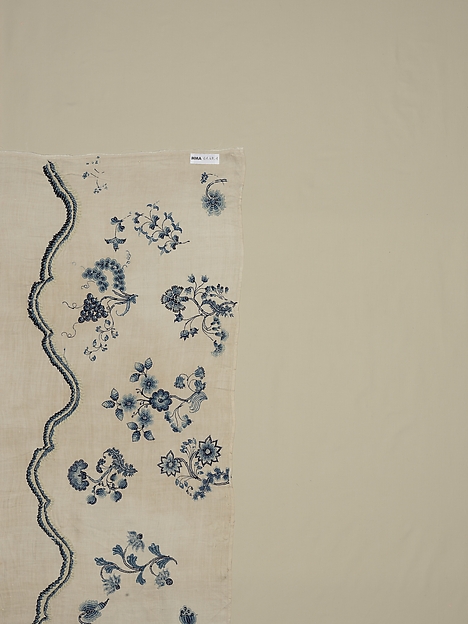 Embroidered coverlet