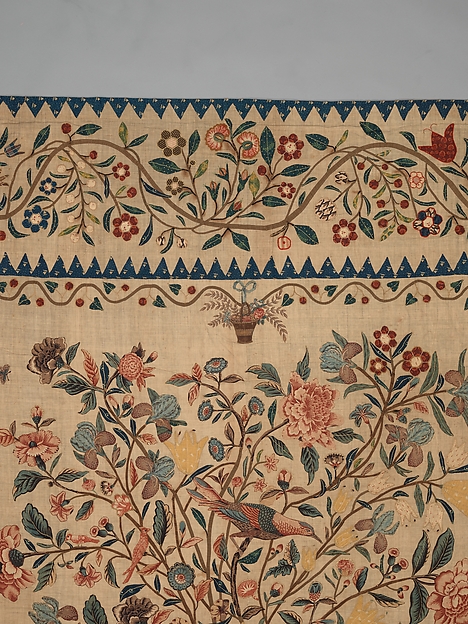 Coverlet, Pictorial Pattern
