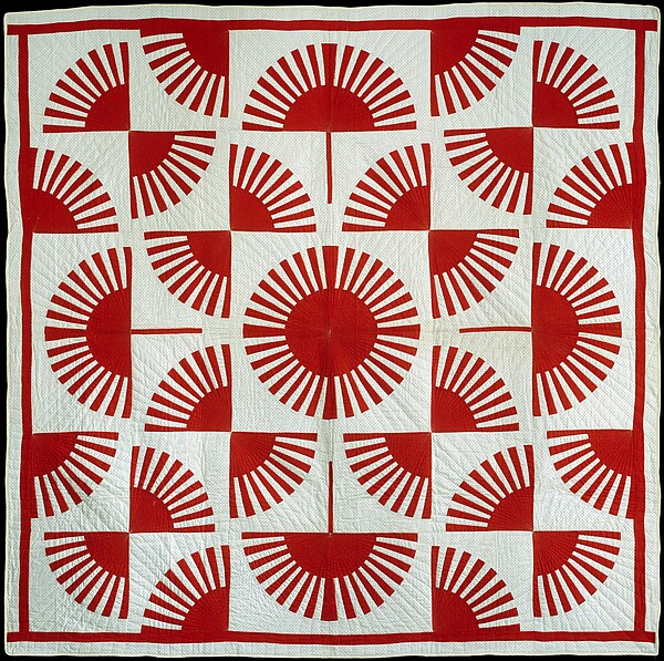 Quilt, Fan pattern
