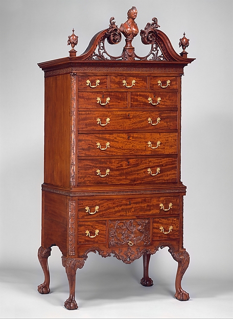 High chest of drawers