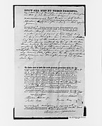 Manuscript Deed for Shaw Homestead, Kensington, New Hampshire