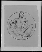 Seated Draped Figure