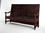 Leather settle