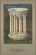Design for a marble baptismal font