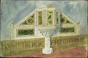 Design for marble pulpit