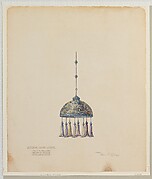 Presentation drawing for "Magnolia" hanging shade