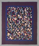 Quilt, Tumblers Crazy pattern