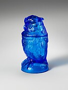 Covered Owl Jar