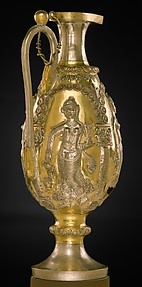 Ewer with dancing females within arcades