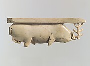 Openwork plaque: grazing stag