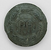 Roundel with head of a 
