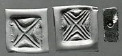 Rectangular plaque seal, engraved on two faces