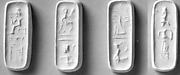 Rectangular bar seal, engraved on four faces