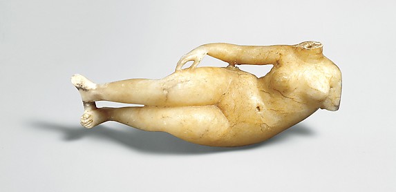 Figure of a reclining woman