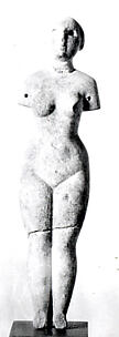 Figure of a standing woman