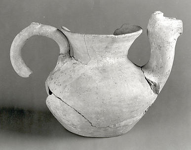 Beak-spouted jug