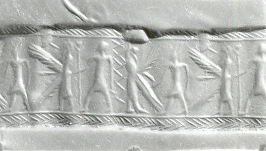Cylinder seal with gold caps