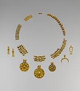 Necklace pendants and beads