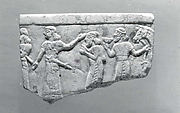 Bowl fragment with a procession