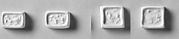 Rectangular prism seal, engraved on four faces