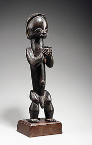 Figure from a Reliquary Ensemble: Seated Male Holding Vessel